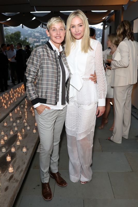ELLEN DEGENERES and PORTIA DE ROSSI at Restoration Hardware x General Public Launch in Los Angeles 06/27/2018