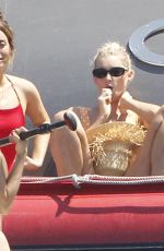 ELSA HOSK in Swimsuit at a Yach in Formentera 06/26/2018