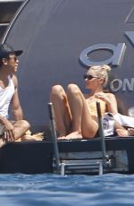 ELSA HOSK in Swimsuit at a Yach in Formentera 06/26/2018