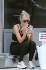 ELSA HOSK in Tights Leaves a Gym in New York 06/14/2018