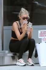 ELSA HOSK in Tights Leaves a Gym in New York 06/14/2018