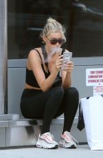 ELSA HOSK in Tights Leaves a Gym in New York 06/14/2018