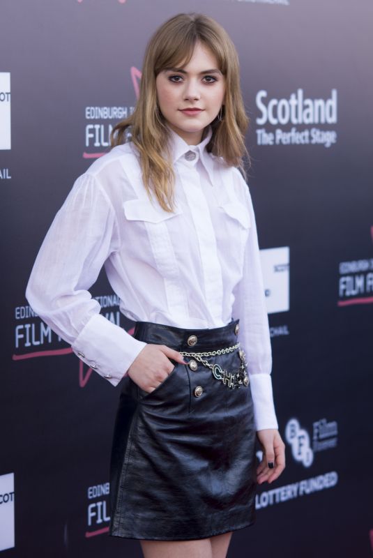 EMILIA JONES at Two for Joy Premiere at Edinburgh International Film Festival 06/23/2018