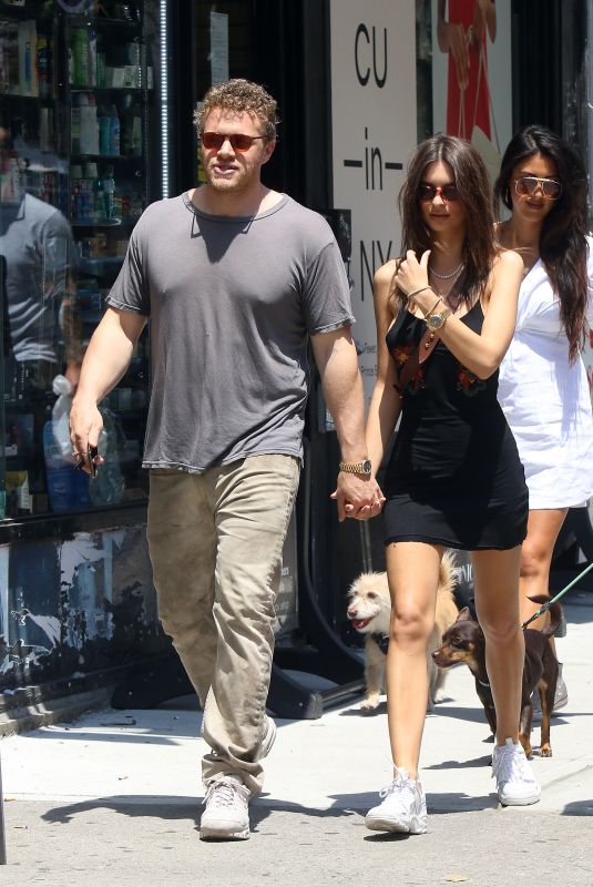 EMILY RATAJKOWSKI and Sebastian Bear-McClard Out on Little Italy in New York 06/09/2018
