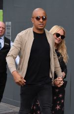 EMMA BUNTON and Jade Jones Out in Manchester 06/10/2018