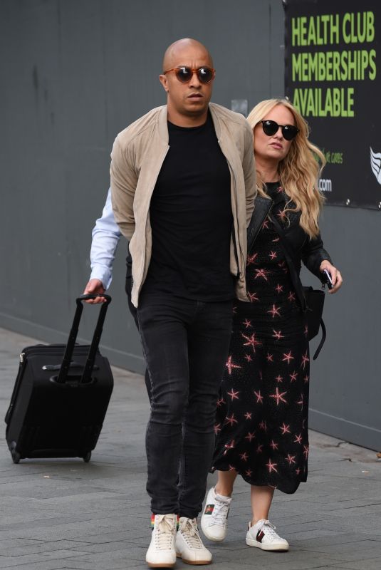 EMMA BUNTON and Jade Jones Out in Manchester 06/10/2018
