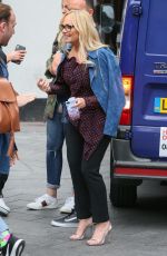EMMA BUNTON Arrives at Global Radio in London 05/31/2018
