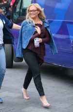 EMMA BUNTON Arrives at Global Radio in London 05/31/2018