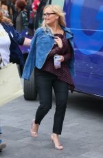 EMMA BUNTON Arrives at Global Radio in London 05/31/2018