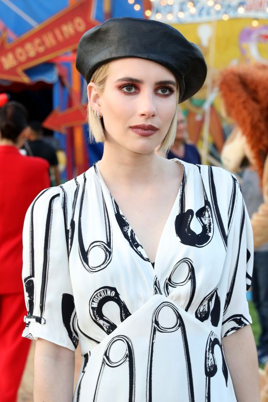 EMMA ROBERTS at Moschino Fashion Show in Los Angeles 06/08/2018