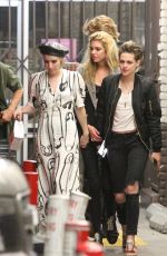 EMMA ROBERTS, KRISTEN STEWART and STELLA MAXWELL Night Out in Hollywood 06/09/2018