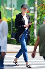 EMMA STONE Out and About in New York 06/11/2018