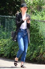 EMMA STONE Out and About in New York 06/11/2018