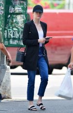 EMMA STONE Out and About in New York 06/11/2018