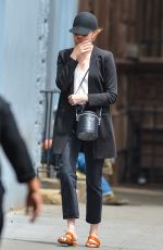 EMMA STONE Out and About in New York 06/26/2018