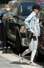 EMMA STONE Out in New York 06/09/2018