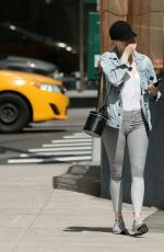 EMMA STONE Out in New York 06/09/2018