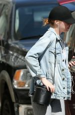 EMMA STONE Out in New York 06/09/2018