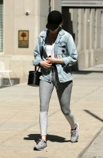 EMMA STONE Out in New York 06/09/2018