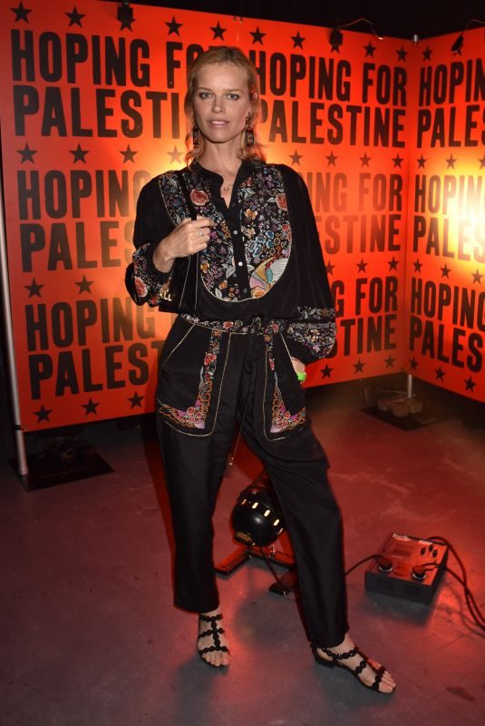 EVA HERZIGOVA at Hoping for Palestine 2018 in London 06/04/2018