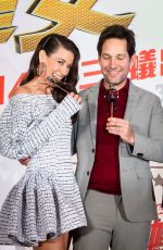 EVANGELINE LILLY at Ant-man and the Wasp Press Conference in Taipei 06/12/2018