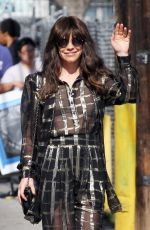 EVANGELINE LILLY at Jimmy Kimmel Live in Hollywood 06/20/2018