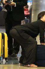 EVANGELINE LILLY at LAX Airport in Los Angeles 06/22/2018