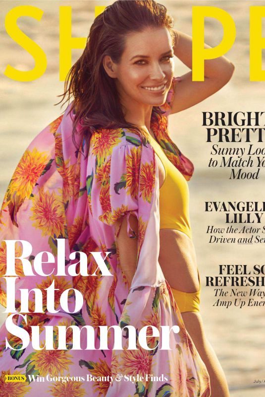 EVANGELINE LILLY in Shape Magazine, July 2018 Issue