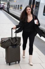 FAYE BROOKES at Manchester Piccadilly Train Station 06/02/2018