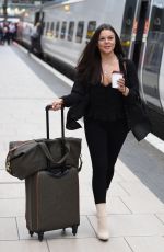FAYE BROOKES at Manchester Piccadilly Train Station 06/02/2018