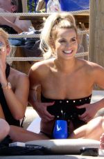 FERNE MCCANN in Bikini at Pool Club in Marbella 06/22/2018