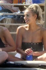 FERNE MCCANN in Bikini at Pool Club in Marbella 06/22/2018