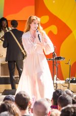 FLORENCE WELCH Performs at God Morning America Concert Series in Central Park in New York 06/29/2018