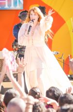 FLORENCE WELCH Performs at God Morning America Concert Series in Central Park in New York 06/29/2018
