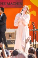 FLORENCE WELCH Performs at God Morning America Concert Series in Central Park in New York 06/29/2018
