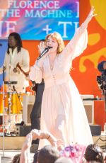 FLORENCE WELCH Performs at God Morning America Concert Series in Central Park in New York 06/29/2018