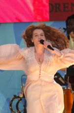 FLORENCE WELCH Performs at God Morning America Concert Series in Central Park in New York 06/29/2018