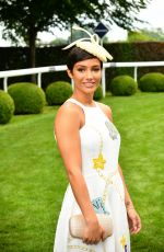 FRANKIE BRIDGE at Investec Derby Festival Ladies Day at Epsom Racecourse 06/01/2018