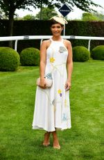 FRANKIE BRIDGE at Investec Derby Festival Ladies Day at Epsom Racecourse 06/01/2018