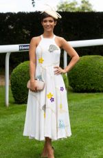 FRANKIE BRIDGE at Investec Derby Festival Ladies Day at Epsom Racecourse 06/01/2018