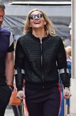 GABBY LOGAN Out and About in London 06/01/2018