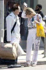 GABI GRECKO and Geoffrey Edelsten Shopping at Melrose Place in West Hollywood 06/19/2018