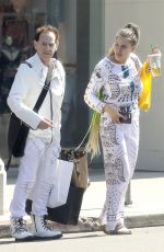 GABI GRECKO and Geoffrey Edelsten Shopping at Melrose Place in West Hollywood 06/19/2018
