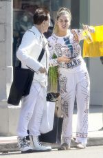 GABI GRECKO and Geoffrey Edelsten Shopping at Melrose Place in West Hollywood 06/19/2018