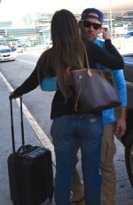 GABY ESPINO at LMM Airport in San Juan 06/19/2018