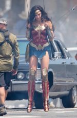 GAL GADOT on the Set of Wonder Woman 1984 in Wahington D.C. 06/18/2018