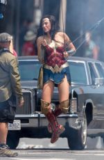 GAL GADOT on the Set of Wonder Woman 1984 in Wahington D.C. 06/18/2018