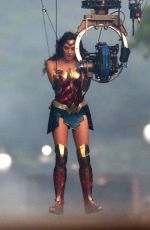 GAL GADOT on the Set of Wonder Woman 1984 in Wahington D.C. 06/18/2018