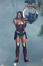 GAL GADOT on the Set of Wonder Woman 1984 in Wahington D.C. 06/18/2018