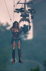 GAL GADOT on the Set of Wonder Woman 1984 in Wahington D.C. 06/18/2018